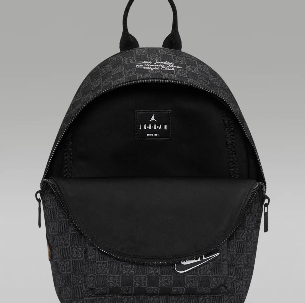 Balo Nike Air Jordan Monogram Mini 'Black' IQ3201-010 — ảnh 4