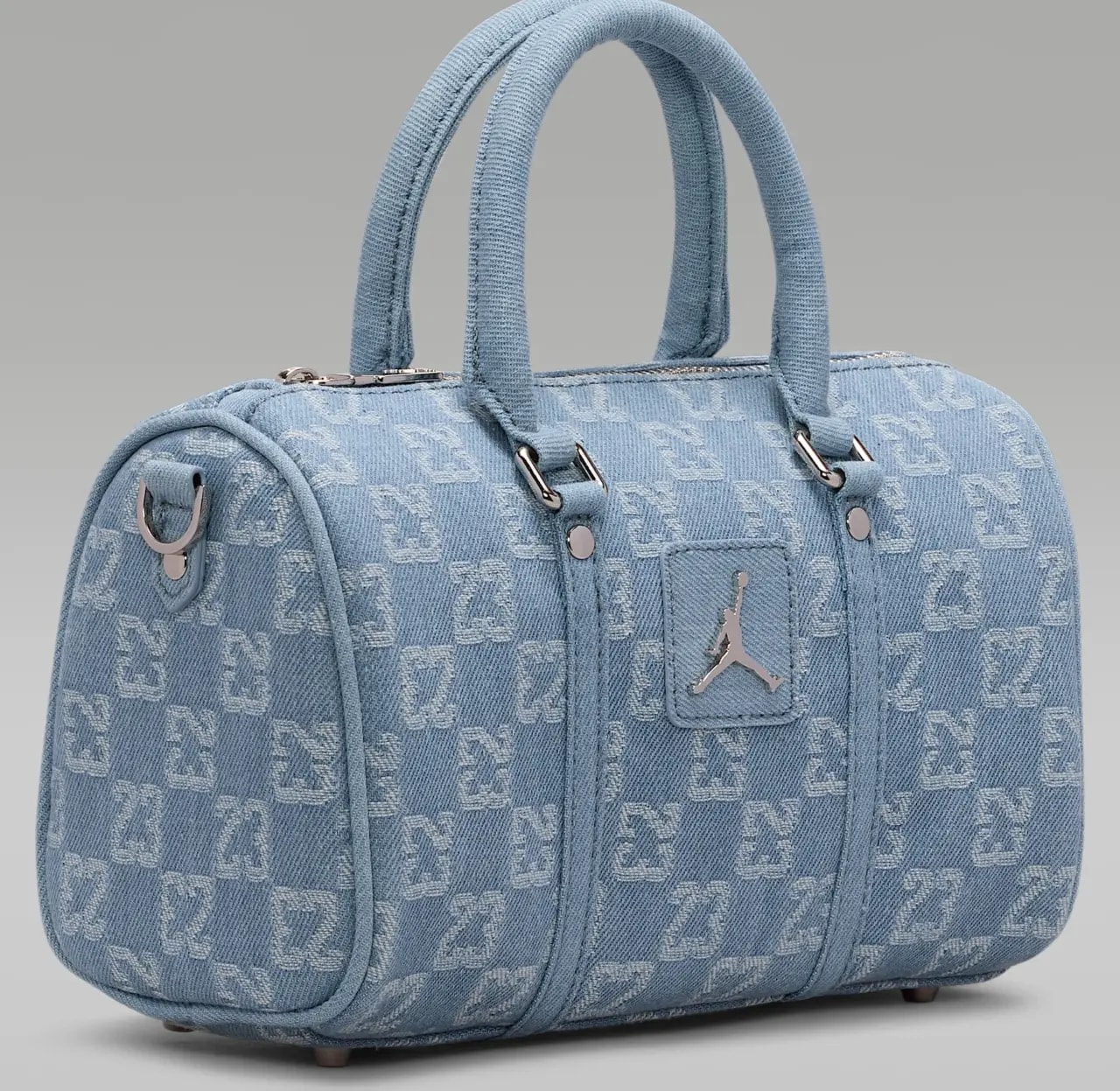 Túi Nike Air Jordan Monogram Duffle Bag 'Light Blue' IZ8440-412 — ảnh 2
