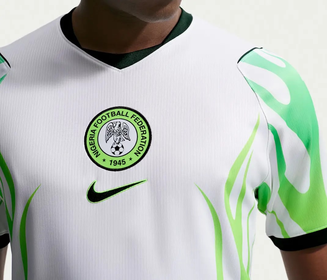 Áo Nike Nigeria 2026 Stadium Away Replica 'White' IB5376-100 — ảnh 3