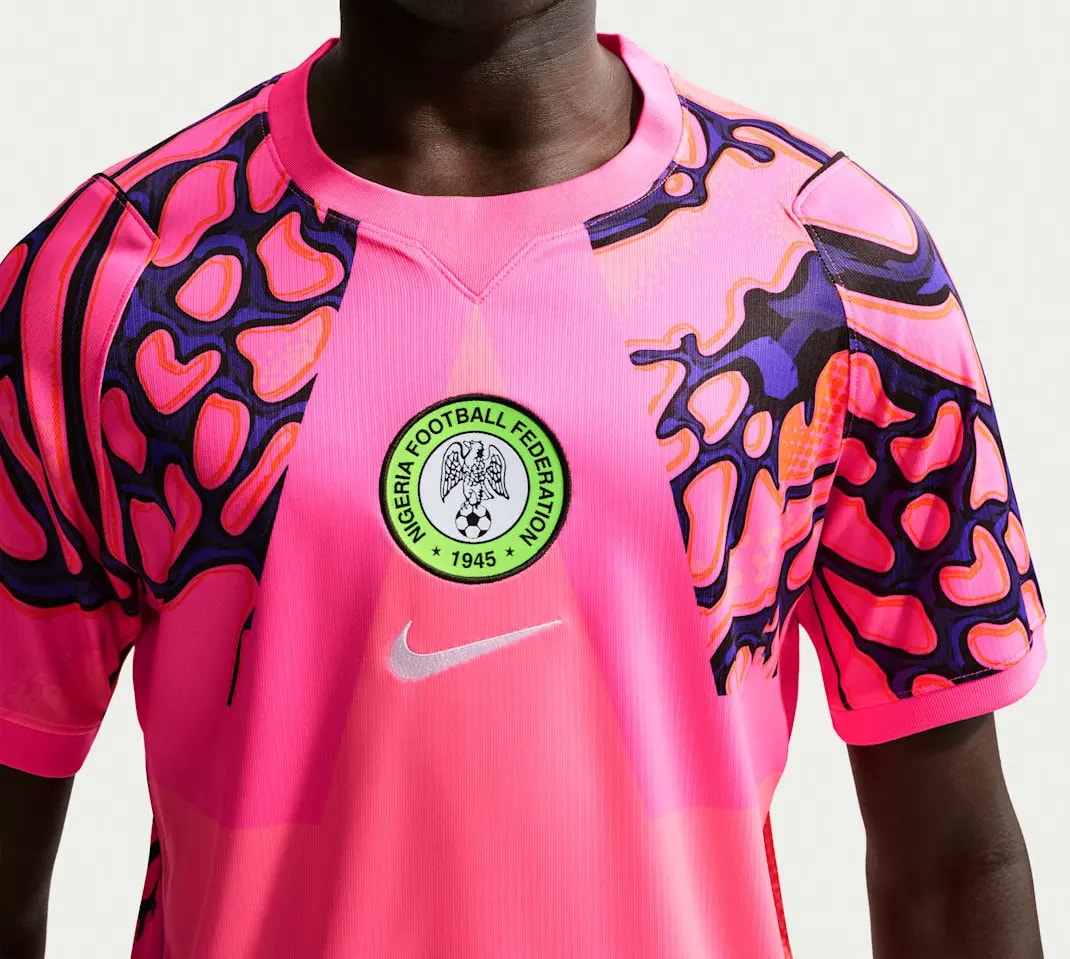 Áo Nike Nigeria 2026 Goalkeeper Replica 'Hyper Pink' IB5313-645 — ảnh 3