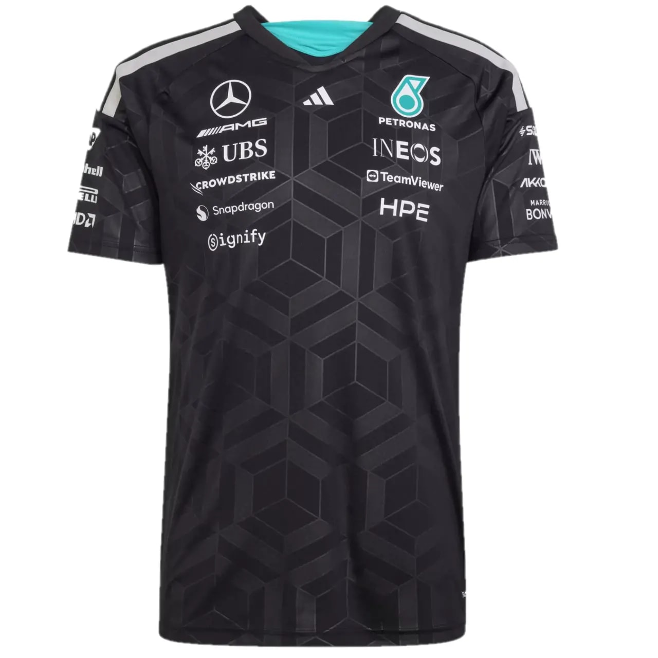 Áo Adidas Mercedes AMG F1 Team Driver Jersey 'Black' KF0161 — kich-thuoc: L