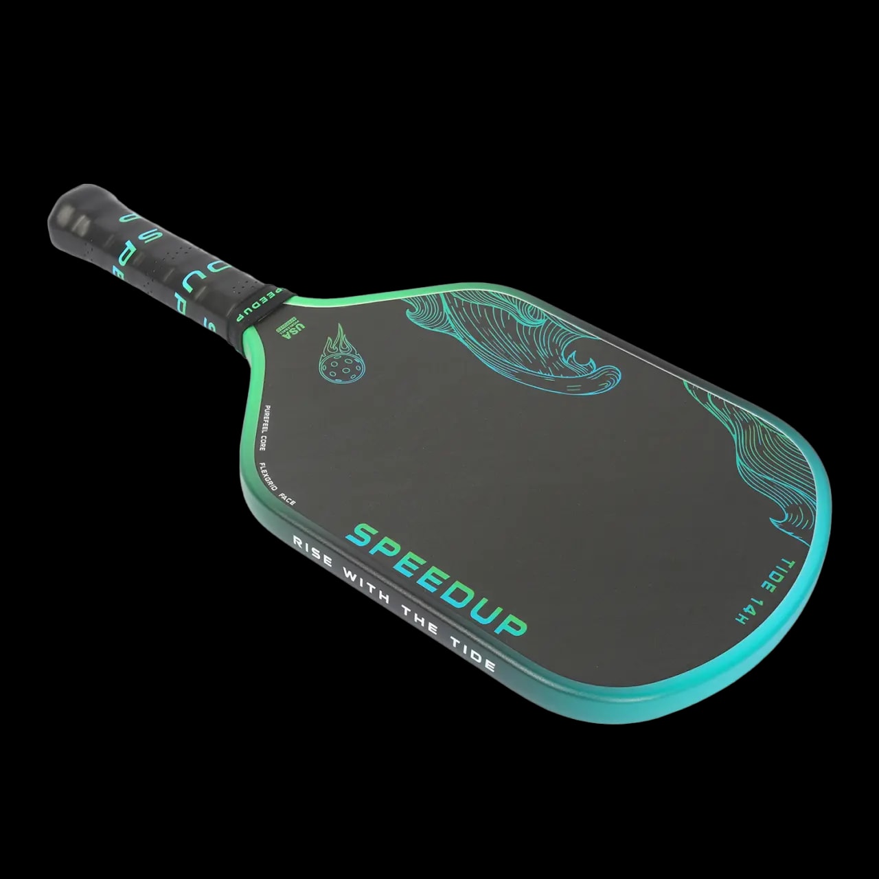 Vợt Pickleball Speedup Tide 14H Hybrid 'Green' — ảnh 3