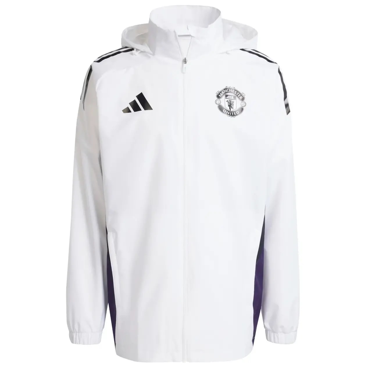 Áo Adidas Manchester United Waterproof Jacket 'White' JP3102 — kich-thuoc: L