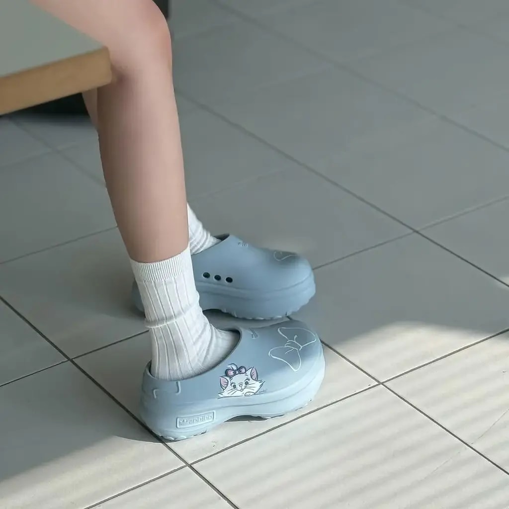 Dép Adidas Adifom x Disney Aristocats Stan Smith Mule 'Focus Blue' JR4245 — ảnh 4