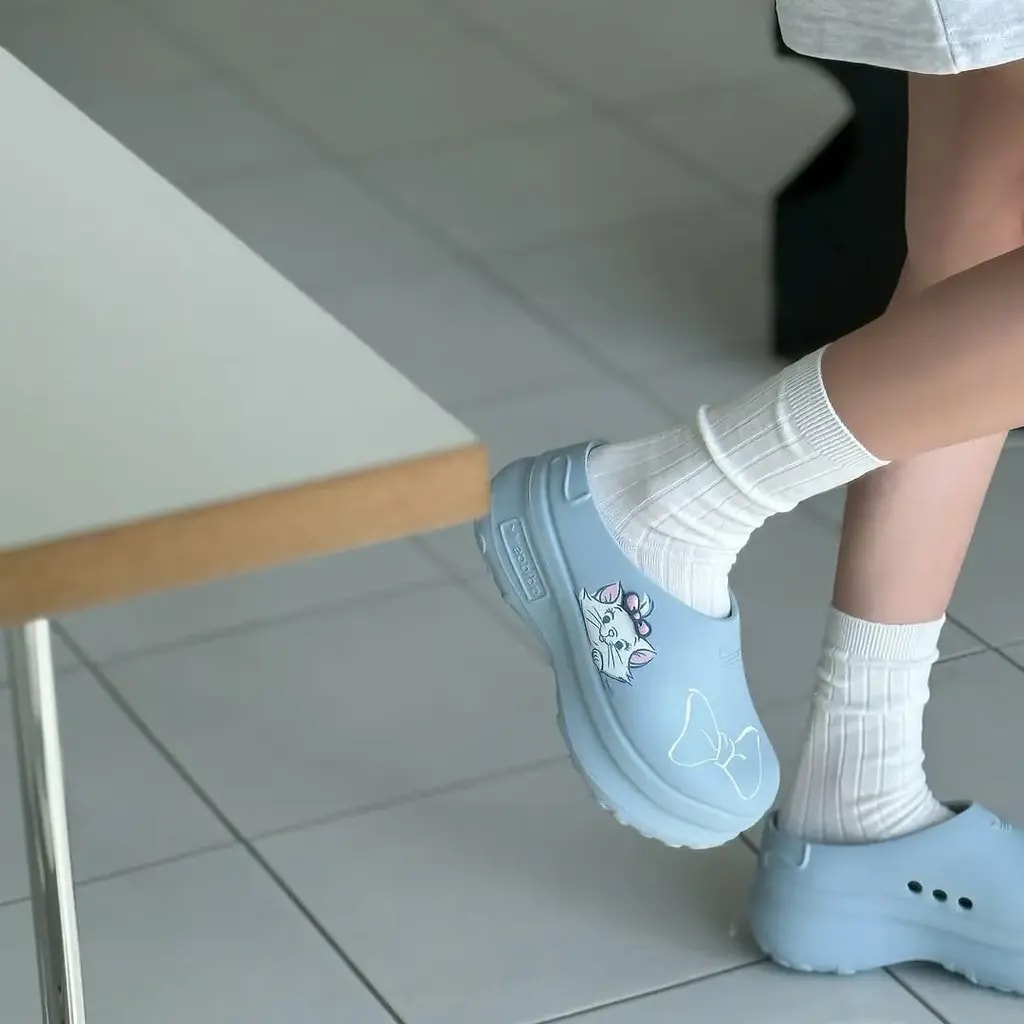 Dép Adidas Adifom x Disney Aristocats Stan Smith Mule 'Focus Blue' JR4245 — ảnh 3