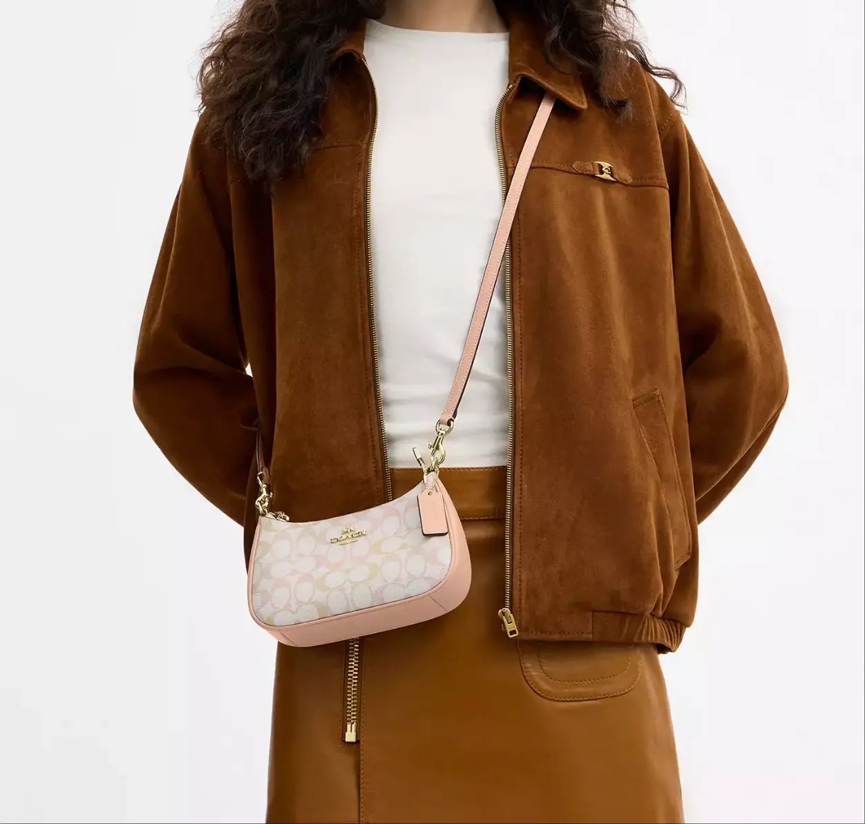 Túi Coach Teri Mini Crossbody Bag 'Chalk' CDW52-IMM8C — ảnh 4