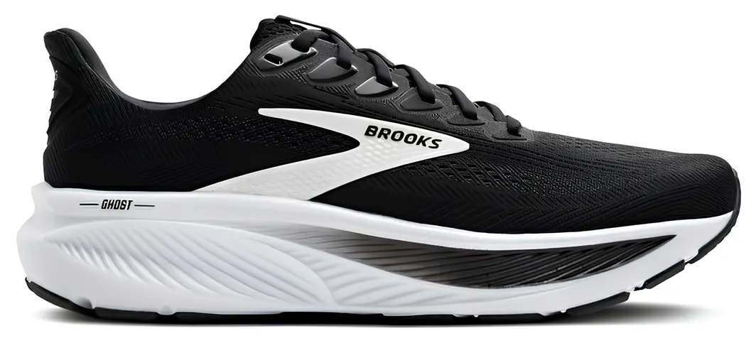 Giày Brooks Ghost 17 'Black Grey White' 120431-1B-090 — kich-thuoc: 36.5
