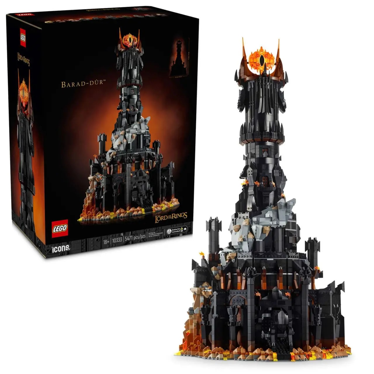Mô Hình Lego The Lord of the Rings: Barad-dûr™ 10333 — ảnh 5