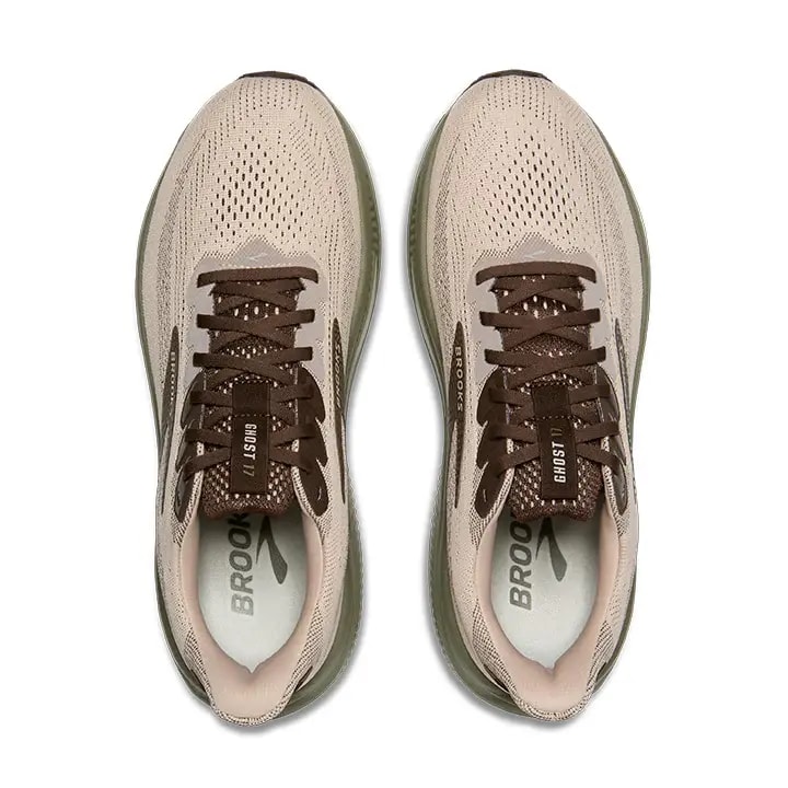 Giày Brooks Ghost 17 'Grey Brown Olive' 110442-1D-297 — ảnh 5
