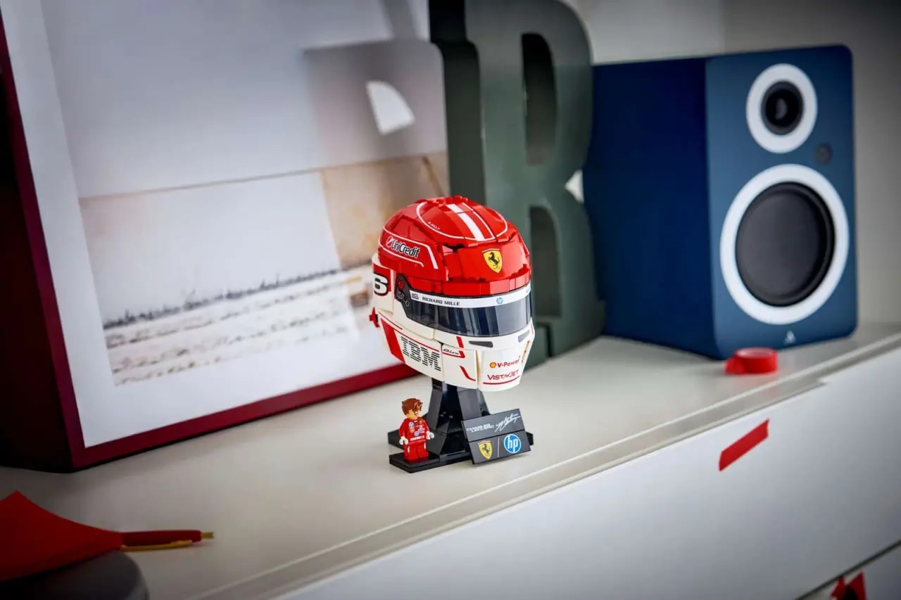 Mô Hình Lego Scuderia Ferrari HP Charles Leclerc Helmet 43014 — ảnh 5