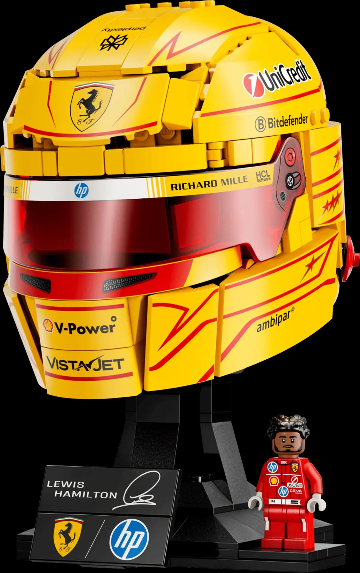 Mô Hình Lego Scuderia Ferrari HP Lewis Hamilton Helmet 43022