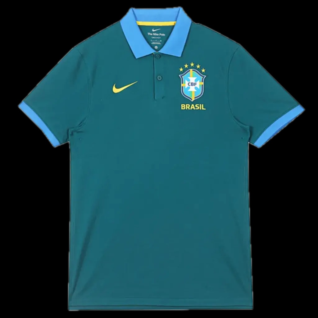 Áo Nike Brazil The Nike Polo 'Geode Teal' IB6200-381 — kich-thuoc: L