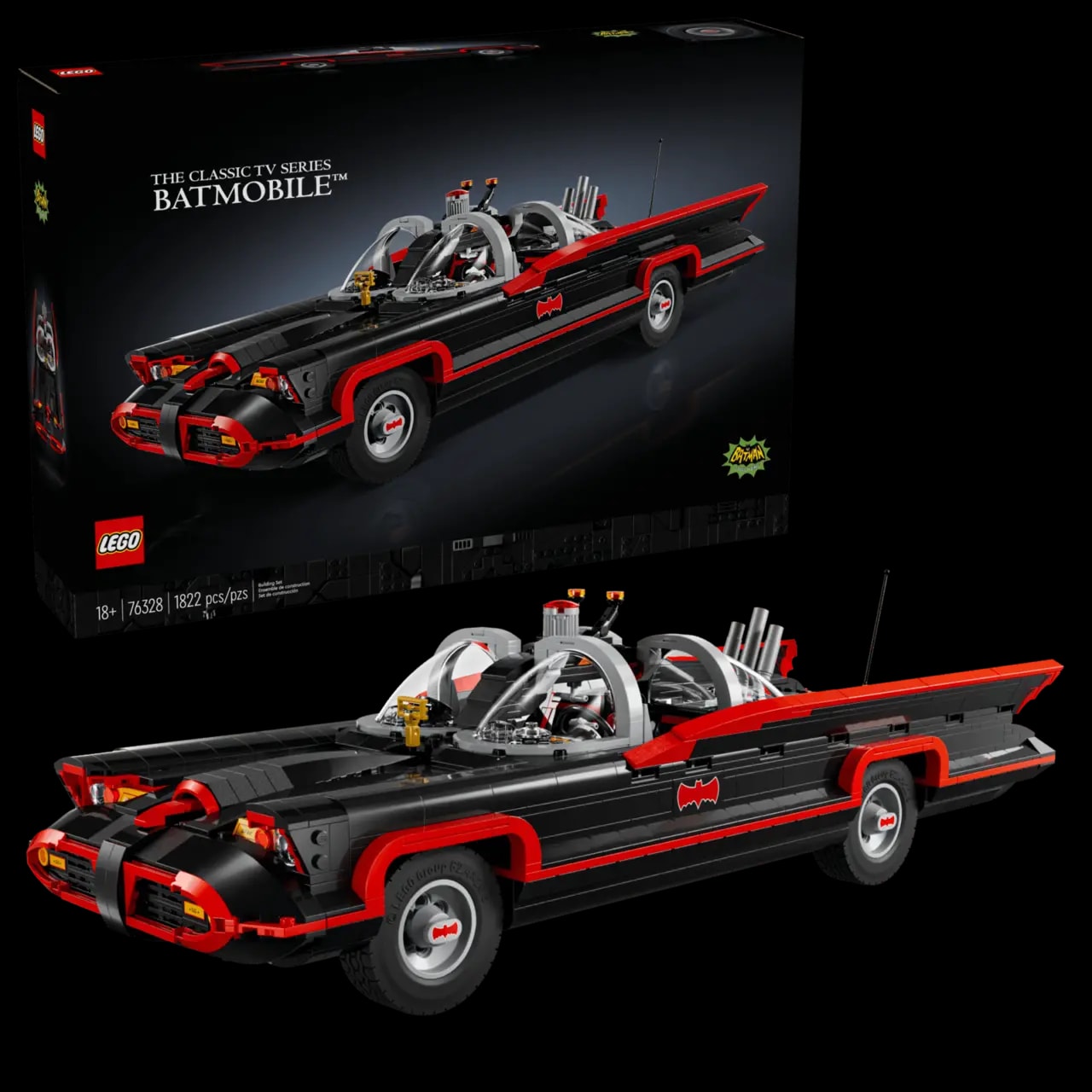Mô Hình Lego Batman™: The Classic TV Series Batmobile™ 76328 — ảnh 3