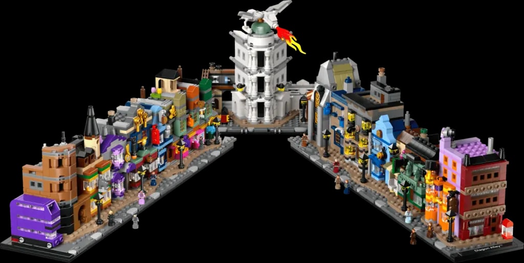 Mô Hình Lego Harry Potter Diagon Alley Wizarding 76444