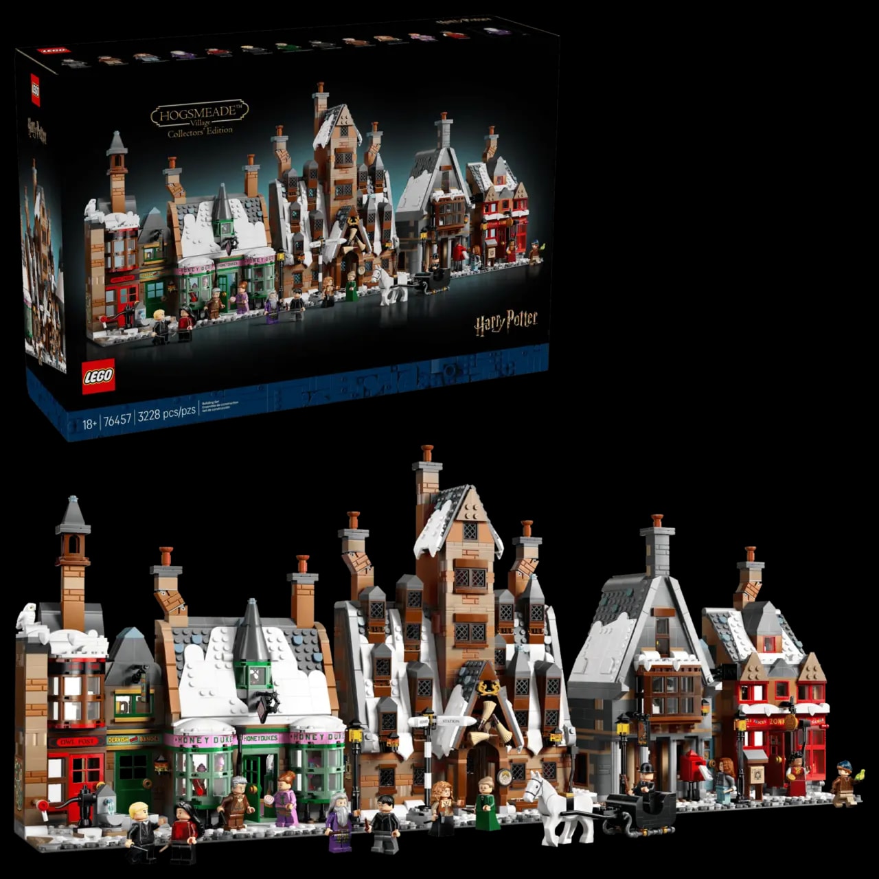 Mô Hình Lego Harry Potter Hogsmeade Village Collectors 76457 — ảnh 4