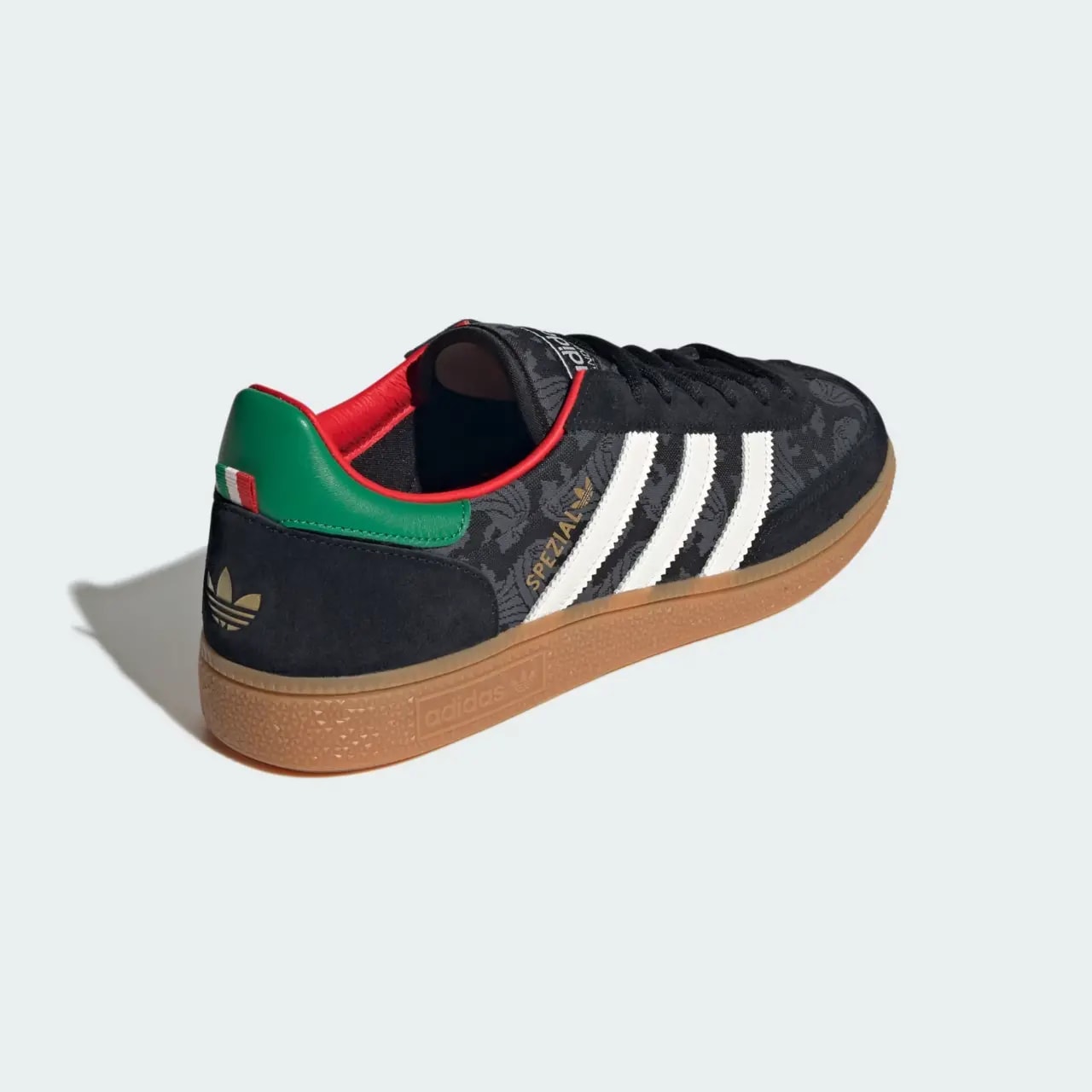 Giày Adidas Handball Spezial 'Black Core White Green' HQ7261 — ảnh 4