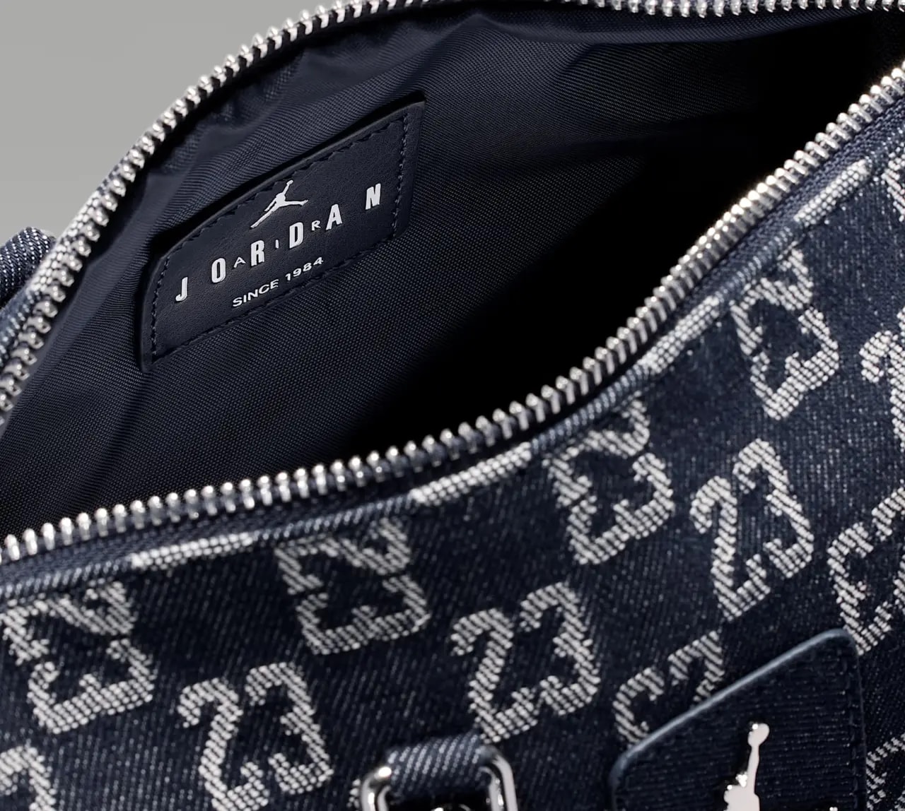 Túi Nike Air Jordan Monogram Duffle Bag 'Navy' IZ8440-455 — ảnh 4