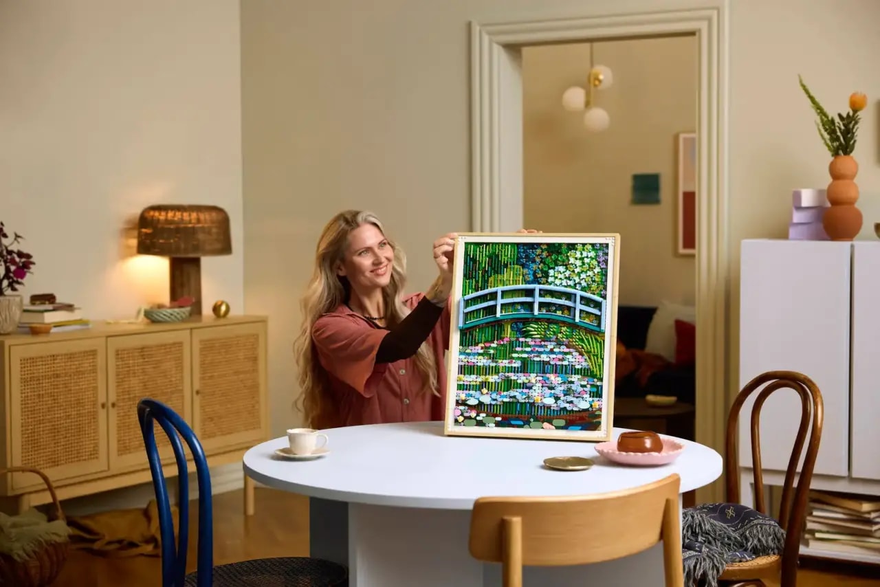 Mô Hình Lego Claude Monet – Bridge over a Pond of Water Lilies 31220 — ảnh 3