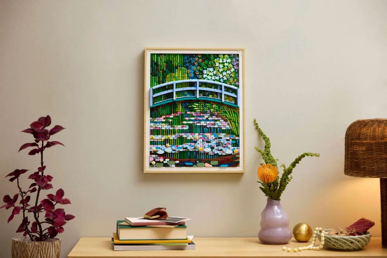 Mô Hình Lego Claude Monet – Bridge over a Pond of Water Lilies 31220 — ảnh 5