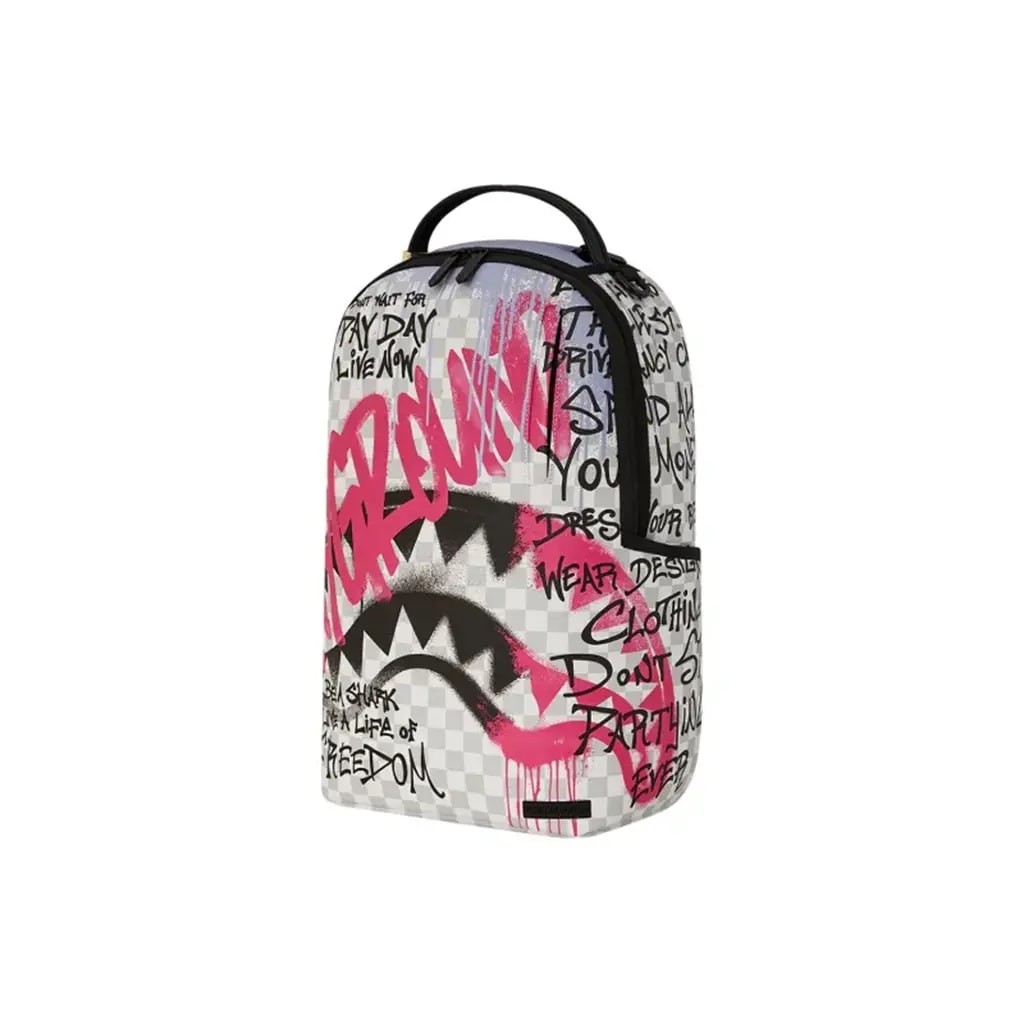 Balo Sprayground Poetry ‘Raw White’ W1045732 — ảnh 3