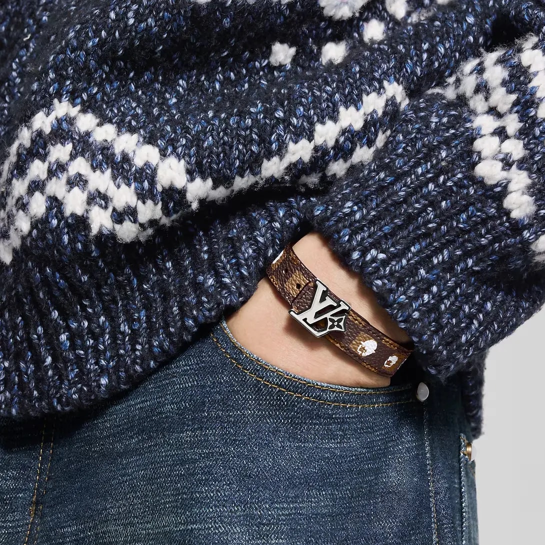 Vòng Louis Vuitton x Nigo LV Flower 'Brown' M4429E — ảnh 3