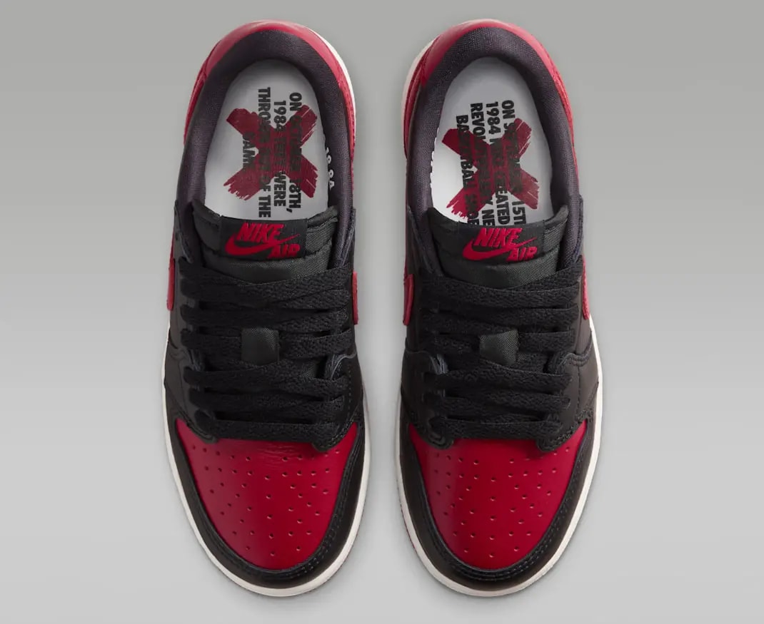 Giày Nike Air Jordan 1 Retro Low OG 'Banned' IW6277-001 — ảnh 3
