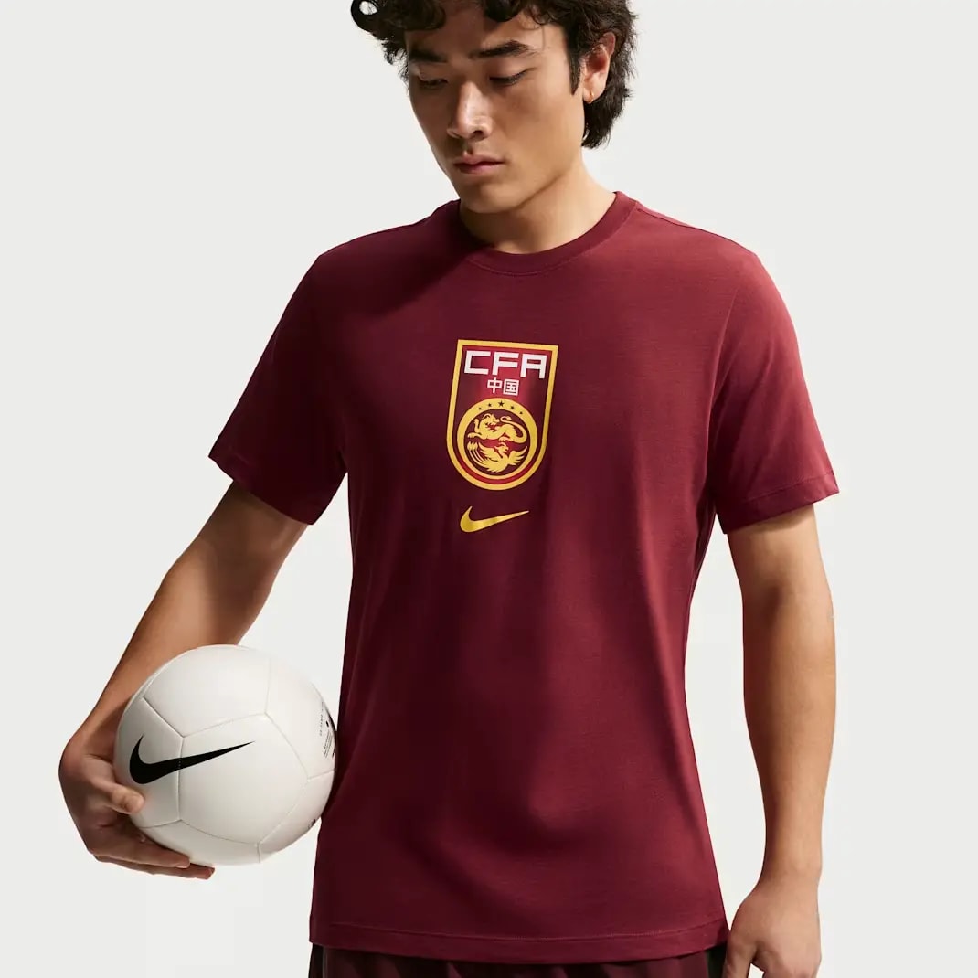 Áo Nike China CFA Crest T-Shirt 'Team Red' IH2176-677 — ảnh 3