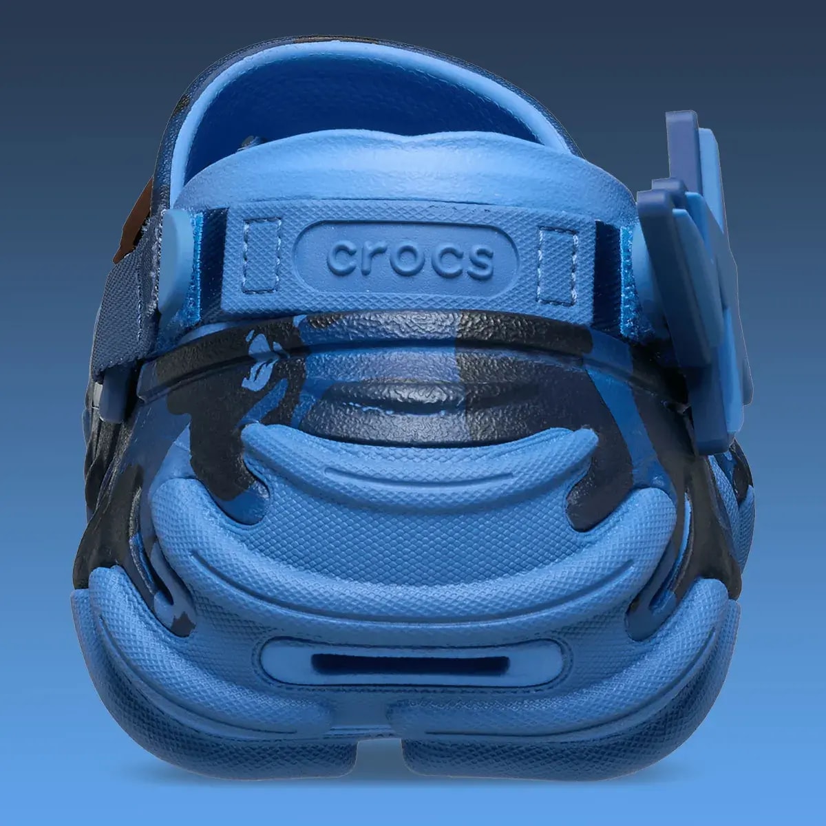 Dép BAPE x Crocs Echo RO Clog 'Powder Blue' 213140-4SN — ảnh 4