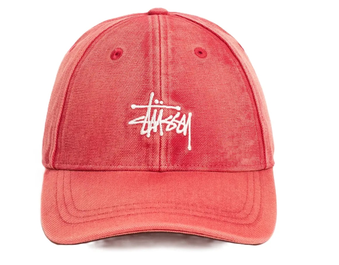 Mũ Stüssy Basic  Washed Canvas 'Red' 1311210-RED