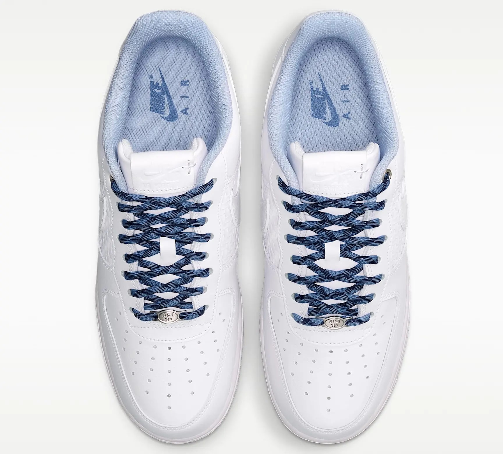 Giày Nike Air Force 1 '07 LV8 'White Blue' IW1892-111 — ảnh 3