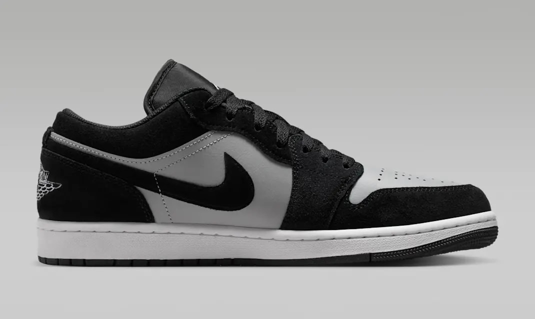 Giày Nike Air Jordan 1 Low 'Black White Grey' 553558-048 — ảnh 2