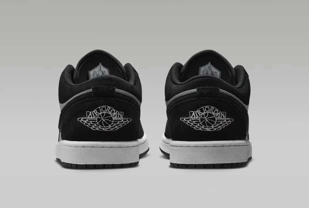 Giày Nike Air Jordan 1 Low 'Black White Grey' 553558-048 — ảnh 5