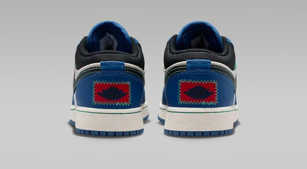 Giày Nike Air Jordan 1 Low SE 'Blue Black' IO2062-400 — ảnh 5
