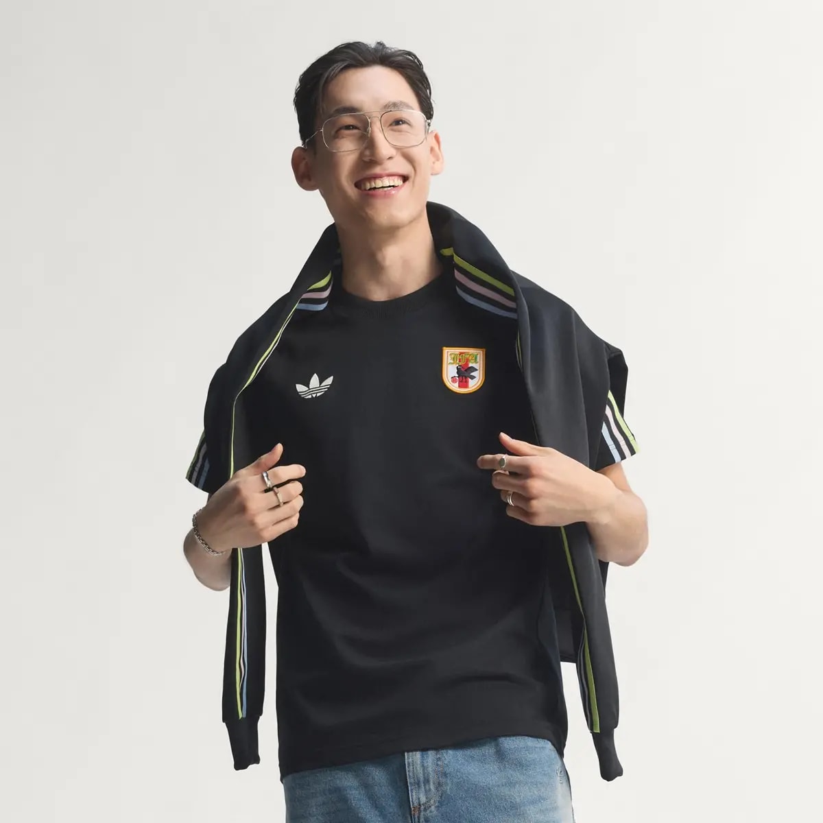 Áo Adidas Japan 2026 T-Shirt Asia Sizing 'Black' KA1521 — ảnh 4