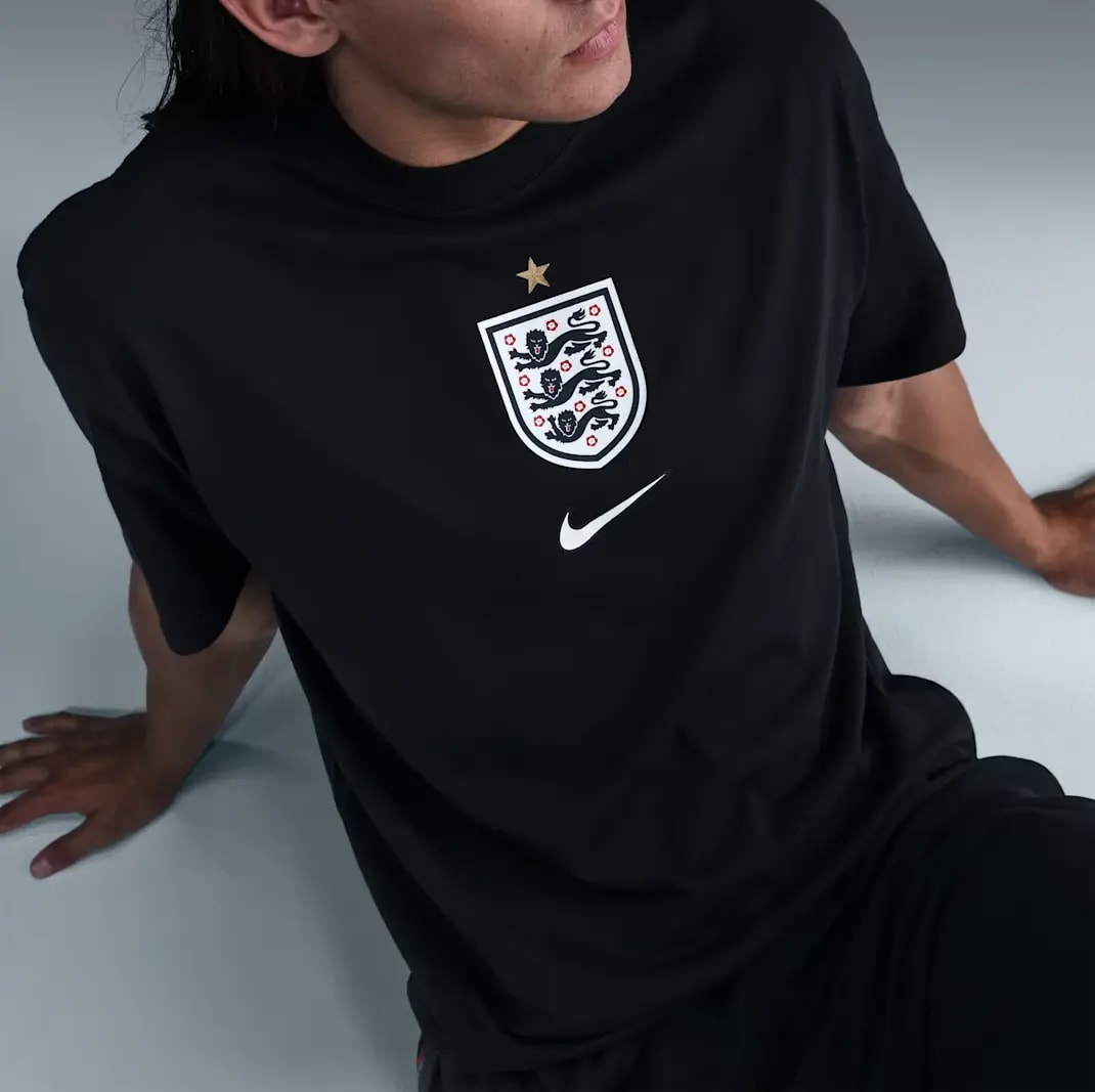 Áo Nike England Premium Goalkeeper T-Shirt 'Black' IO4575-010 — ảnh 4