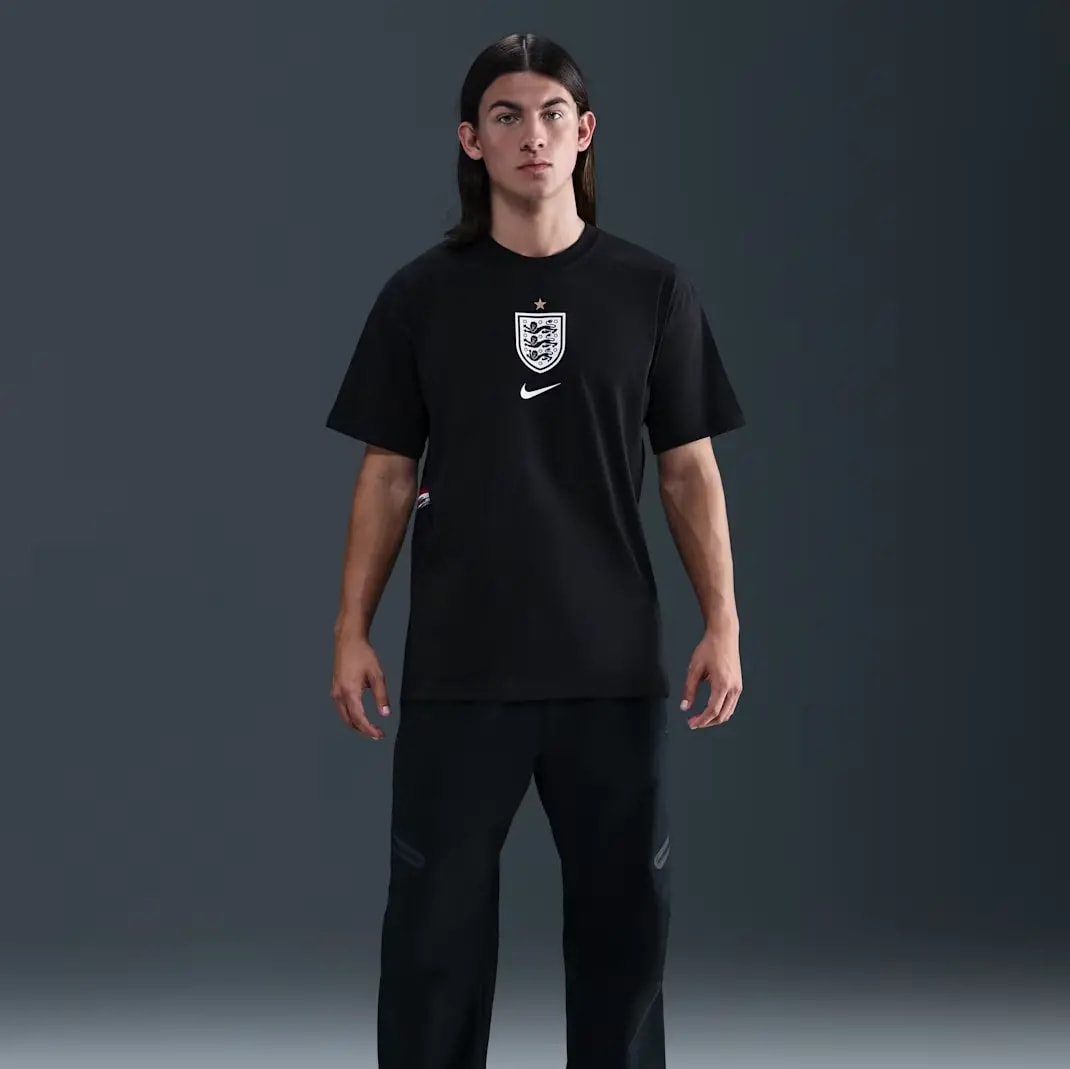 Áo Nike England Premium Goalkeeper T-Shirt 'Black' IO4575-010 — ảnh 2