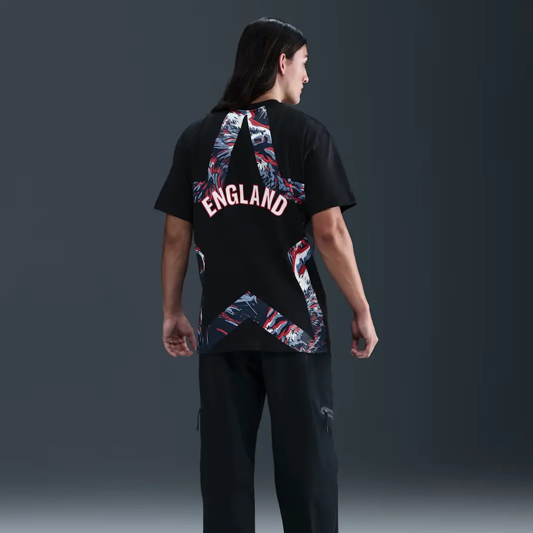 Áo Nike England Premium Goalkeeper T-Shirt 'Black' IO4575-010 — ảnh 3