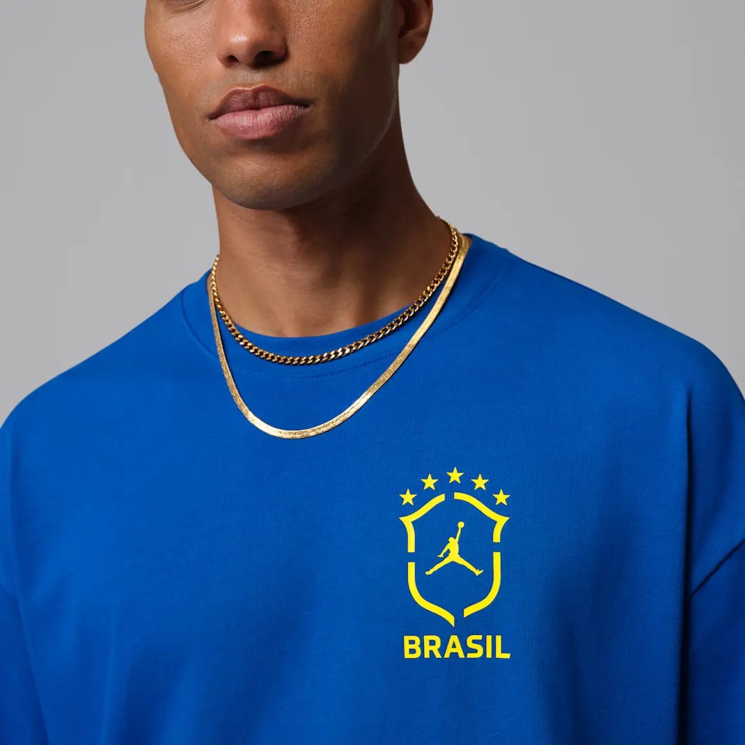 Áo Nike Jordan Brasil 85 Tee 'Old Royal' II5389-417 — ảnh 5