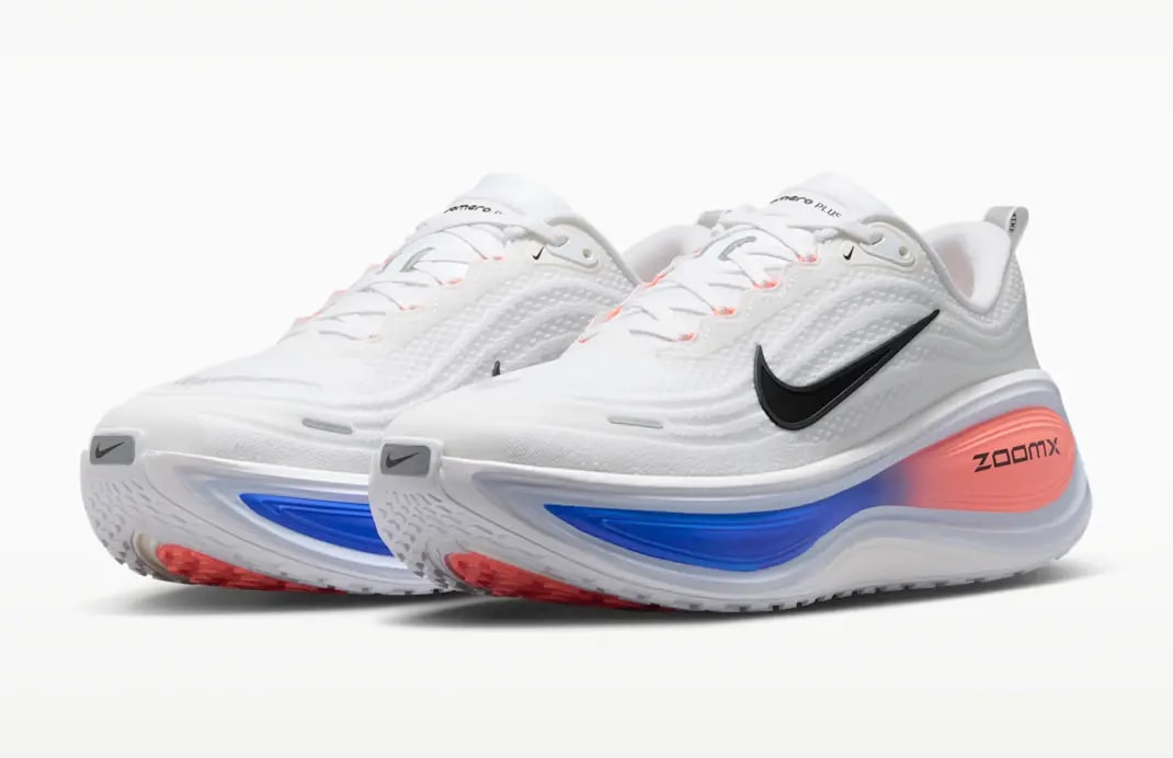 Giày Nike Vomero Plus 'White Pink Racer Blue' HV8150-108 — ảnh 4