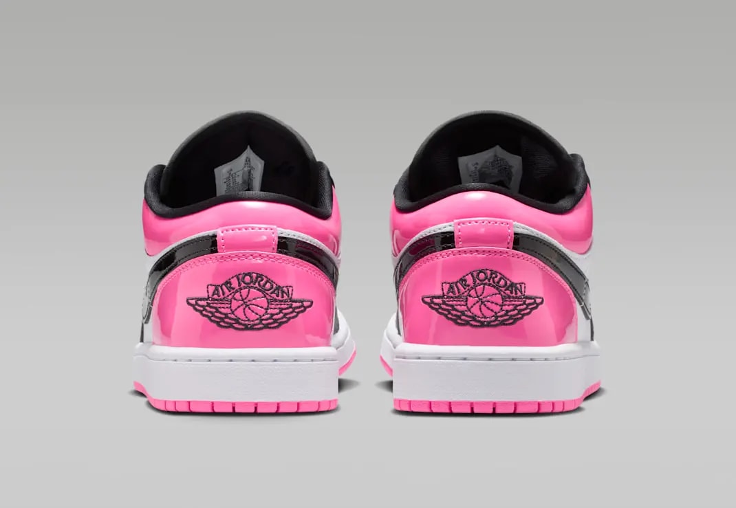 Giày Nike Air Jordan 1 Low SE 'Black Pinksicle Patent' IV2446-684 — ảnh 4