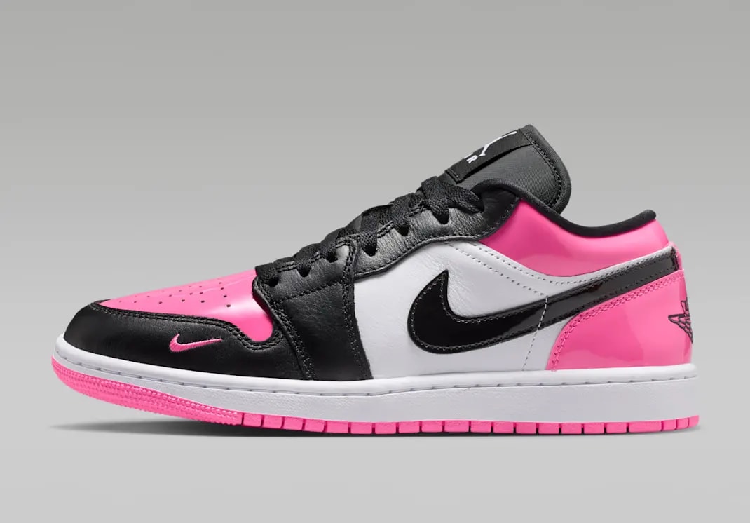 Giày Nike Air Jordan 1 Low SE 'Black Pinksicle Patent' IV2446-684 — ảnh 5