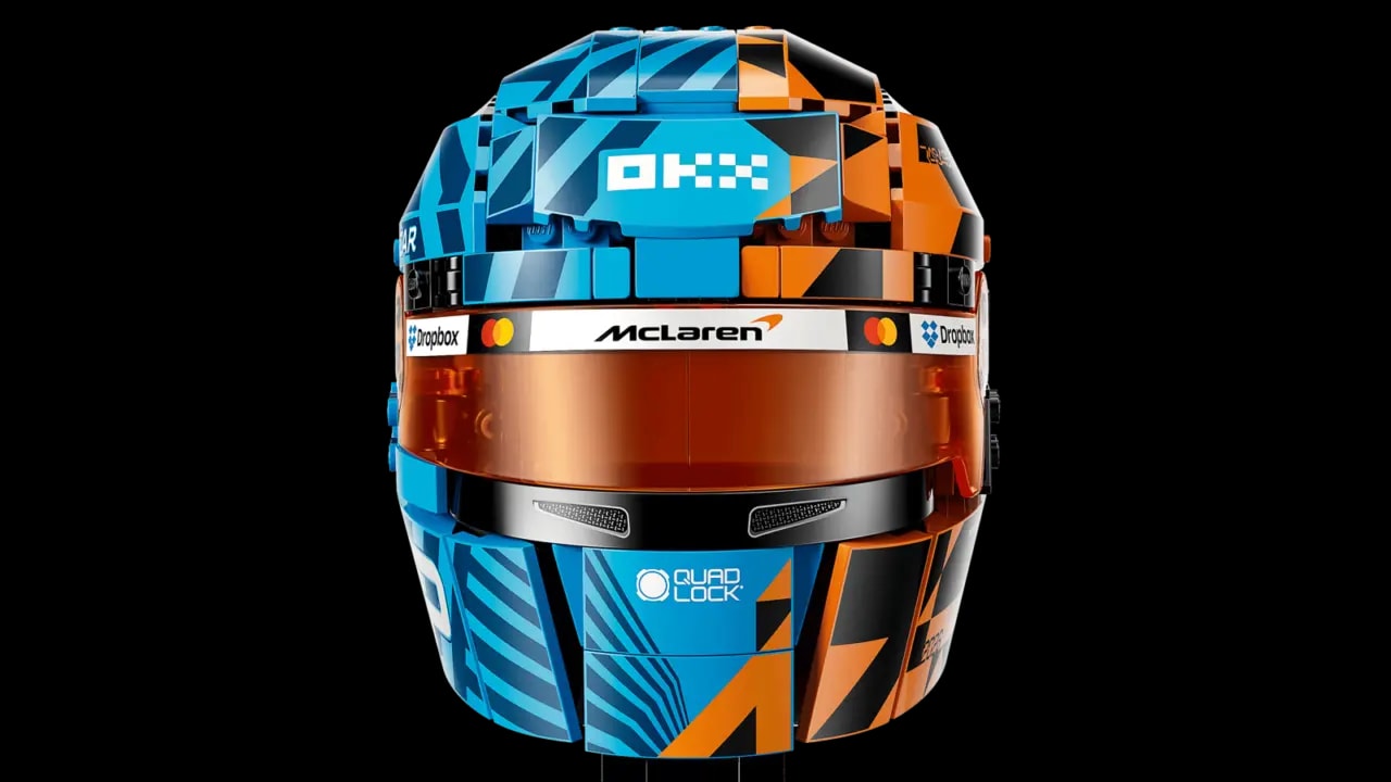 Mô Hình Lego McLaren Mastercard F1® Team Oscar Piastri Helmet 43017 — ảnh 2
