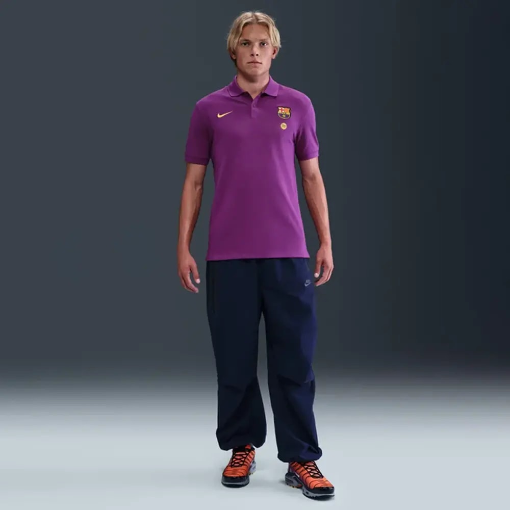 Áo Nike x F.C. Barcelona 'The Nike Polo' HJ6272-596 — ảnh 4
