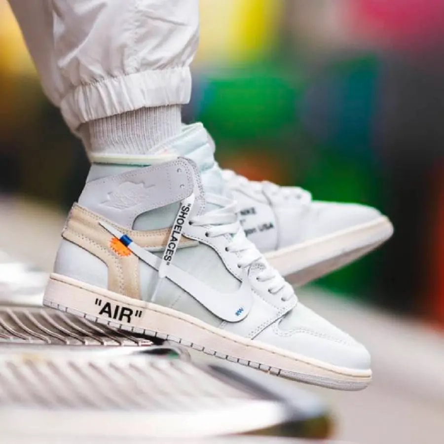 Giày Nike Air  Jordan 1 Retro High 'Off-White' AQ0818-100 — ảnh 3