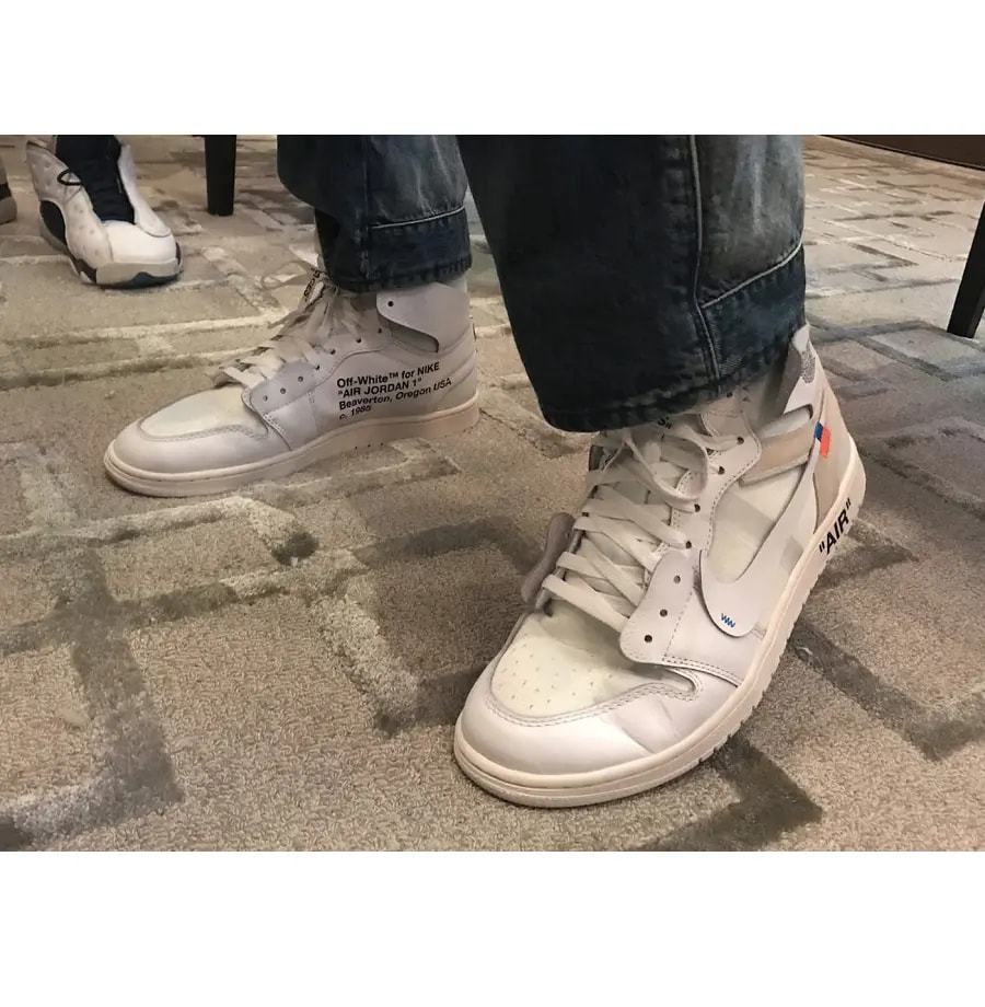 Giày Nike Air  Jordan 1 Retro High 'Off-White' AQ0818-100 — ảnh 4