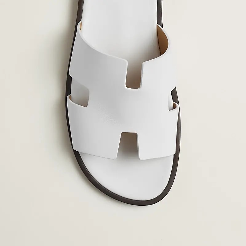 Dép Hermes Izmir ‘Blanc’ H041141ZH02390 — ảnh 2
