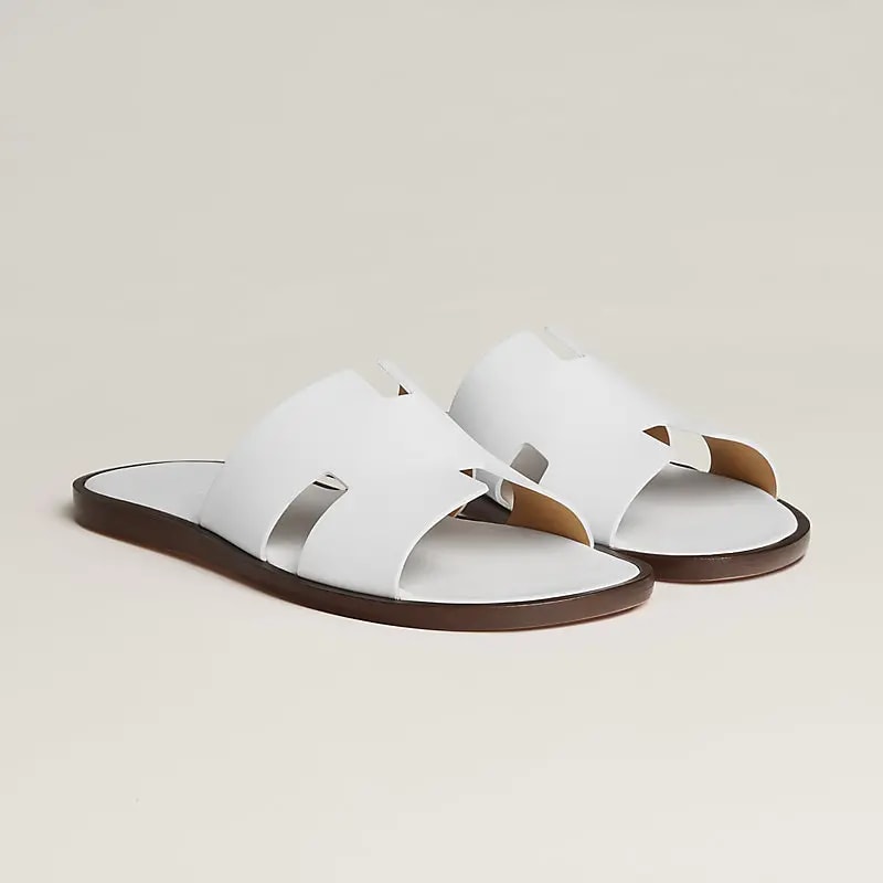 Dép Hermes Izmir ‘Blanc’ H041141ZH02390 — ảnh 3