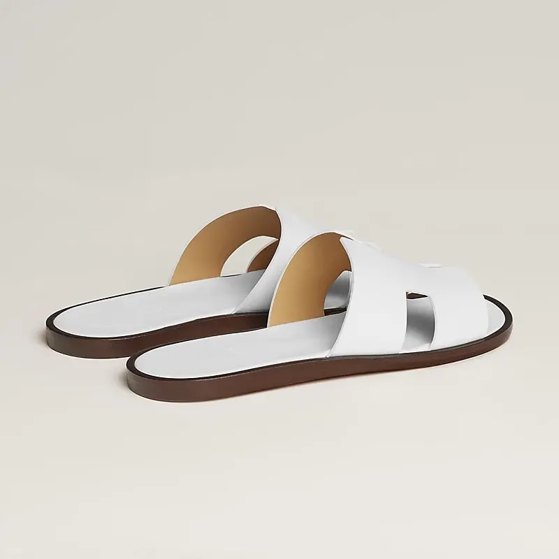 Dép Hermes Izmir ‘Blanc’ H041141ZH02390 — ảnh 4