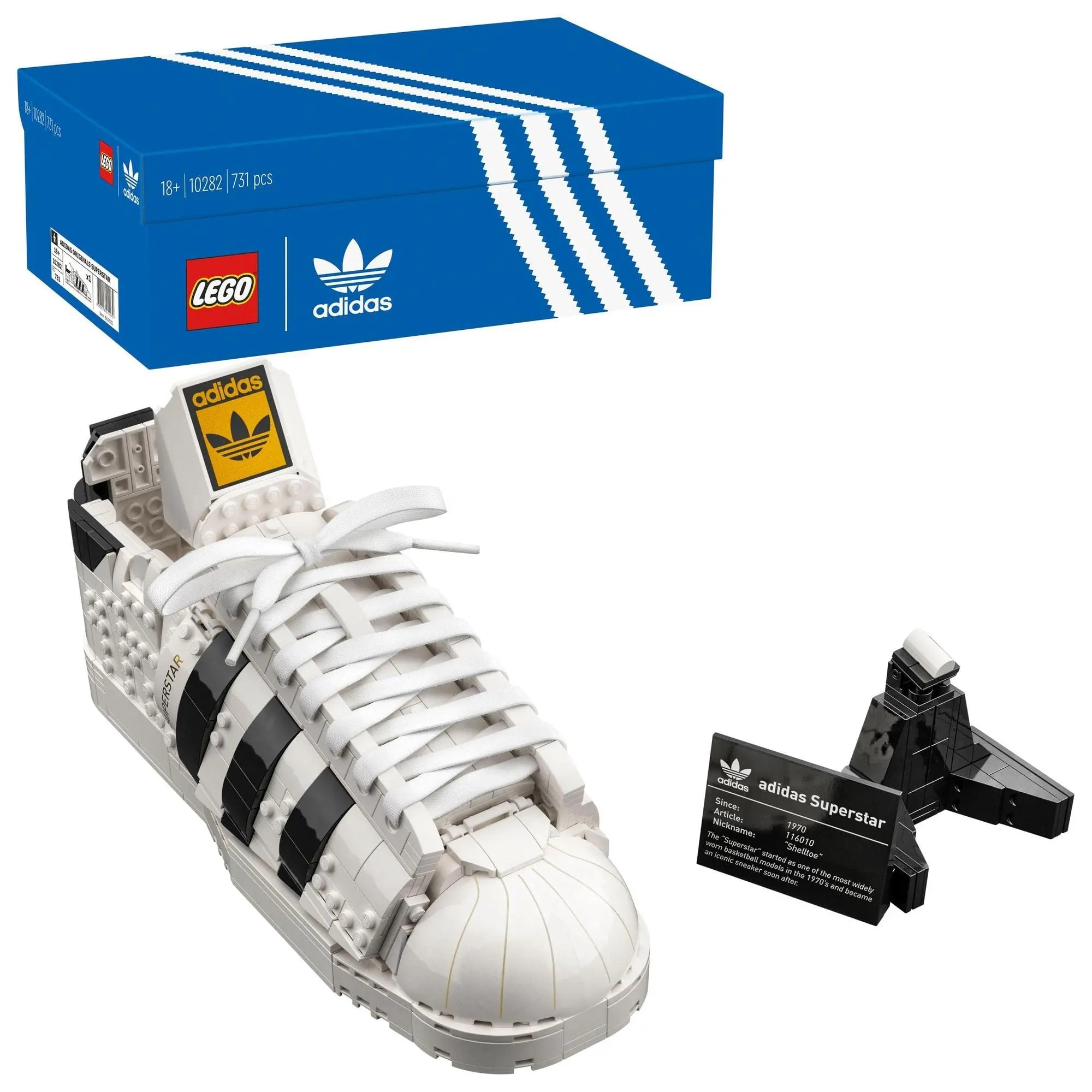 Mô hình Lego Adidas Originals Superstar 10282 — ảnh 4