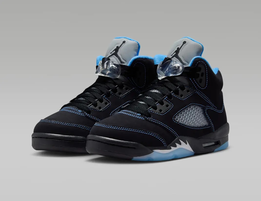 Giày Nike Air Jordan 5 Retro 'Black Blue' 440888-008 — ảnh 4